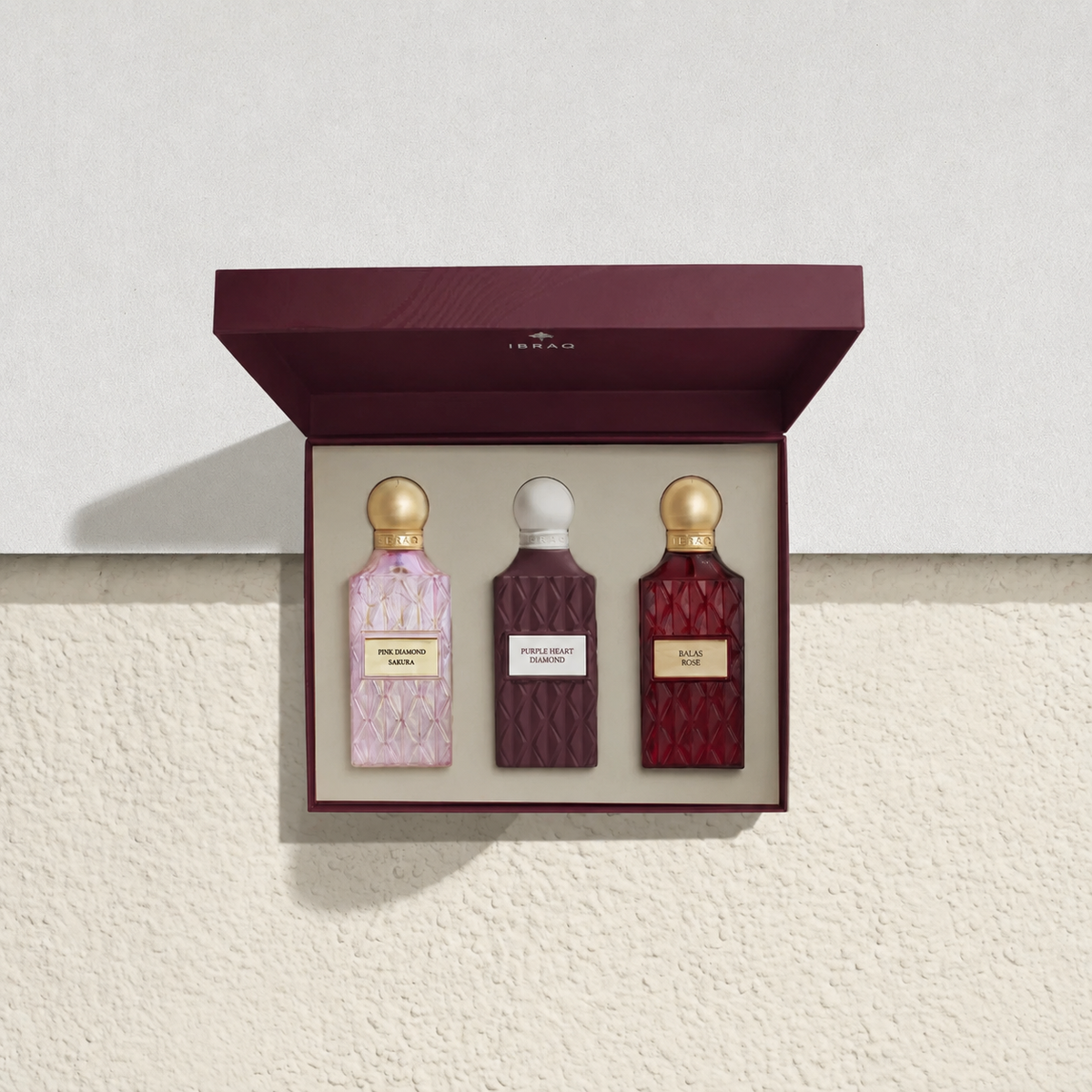 Ibraq Diamond Maroon Box